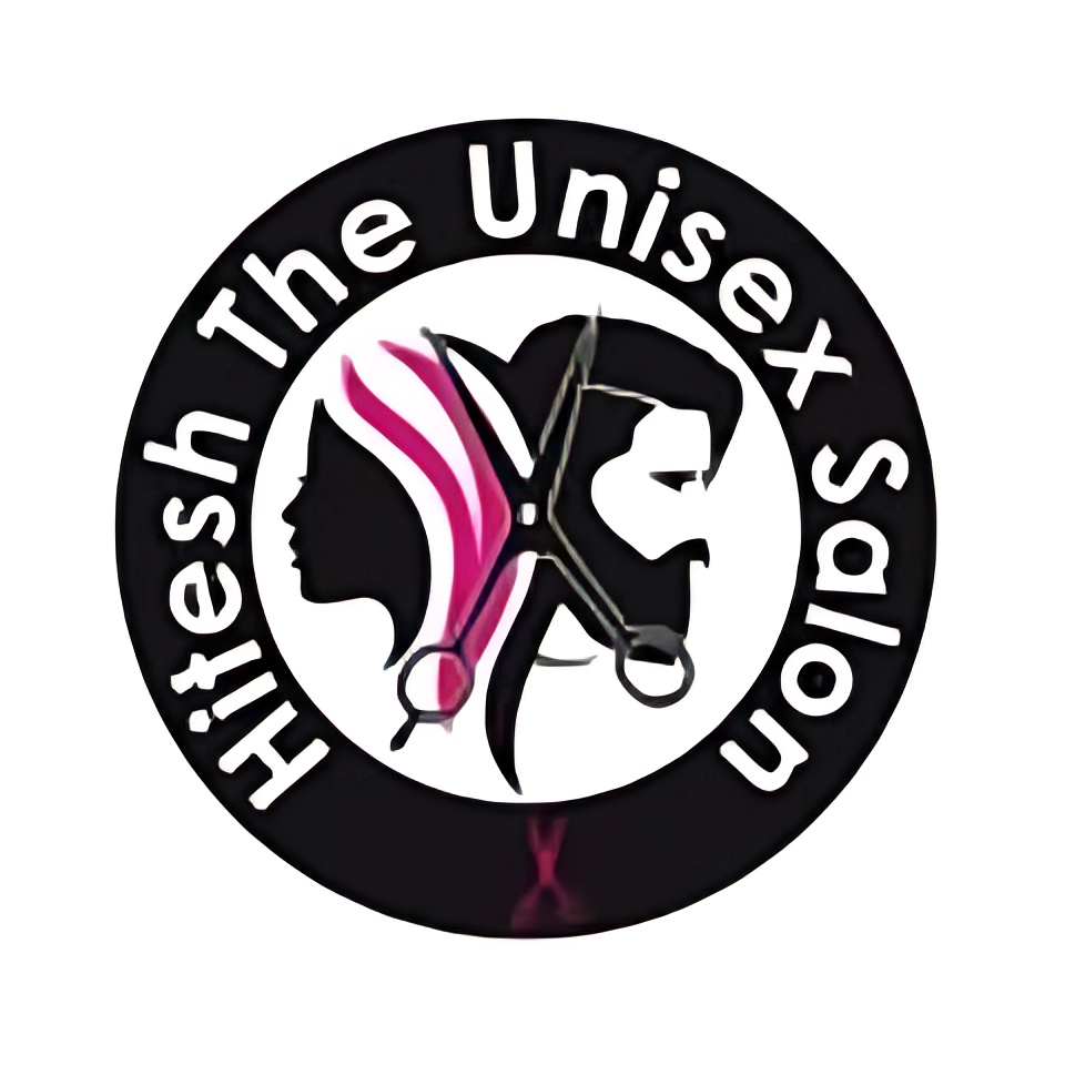 Hitesh The Unisex Salon Logo